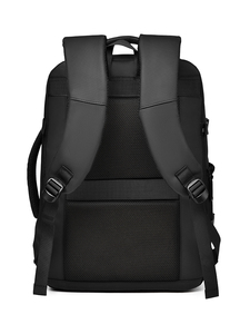 Large Capacity Expandable Waterproof USB Charging Anti-Theft Smart Business Laptop <b>Backpack</b> Zipper Closure Oxford Polyester - Product Image 3