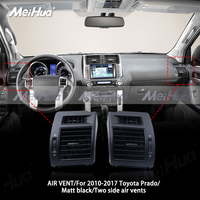 MeiHua Deux sorties d'air latérales pour Toyota Prado 2010-2017 Sortie de climatisation Accessoires intérieurs de voiture