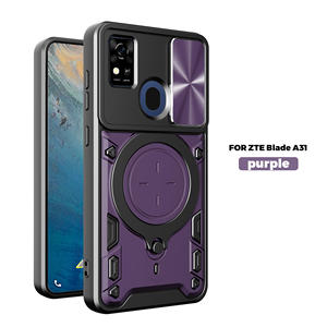 A prueba de golpes TPU PC cubierta Cámara proteger anillo titular armadura teléfono caso para <span class=keywords><strong>ZTE</strong></span> <span class=keywords><strong>Blade</strong></span> A31 - Product Image 6