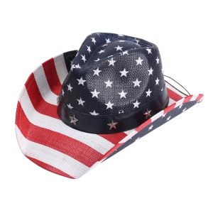 <span class=keywords><strong>Cappello</strong></span> di <span class=keywords><strong>Paglia</strong></span> da Cowboy e Cowgirl con Parasole, Stile Sombrero <span class=keywords><strong>Stetson</strong></span>, Unisex, Protezione Solare, Alta Qualità, Moda - Product Image 2