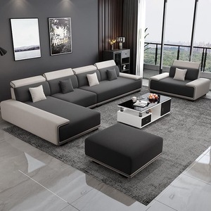 <span class=keywords><strong>Divano</strong></span> Letto Moderno di Lusso per Soggiorno, Nuovo <span class=keywords><strong>Set</strong></span> di Divani Imbottiti Europei a Basso Profilo - Product Image 1