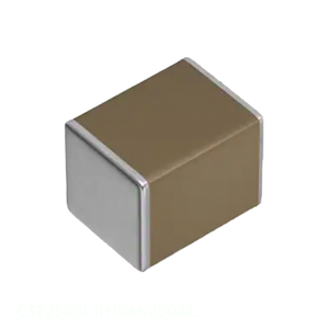 Condensateur céramique original à montage en surface MLCC 10 uF CAP CER 10UF 50V X8L 1210 1210 (3225 métrique) C3225X8L1H106K250AC - Product Image 1