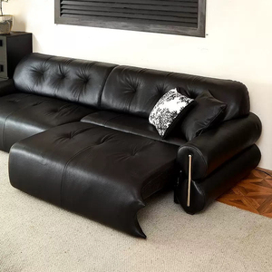 Canapé-lit électrique <span class=keywords><strong>Chesterfield</strong></span> en <span class=keywords><strong>cuir</strong></span>, mobilier de salon populaire, modulaire et fonctionnel, gain de place - Product Image 2