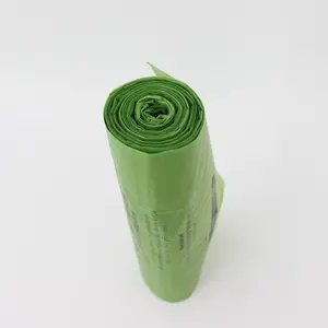 Tailin 도매 맞춤형 인쇄 녹색 플라스틱 티셔츠 쓰레기 봉투 생분해 성 플라스틱 쓰레기 봉투 가정