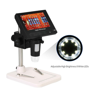 4,3 pulgadas Hd portátil 1000x microscopio <span class=keywords><strong>Digital</strong></span> de escritorio con luz Led microscopio Cámara <span class=keywords><strong>Digital</strong></span> portátil microscopio electrónico - Product Image 1