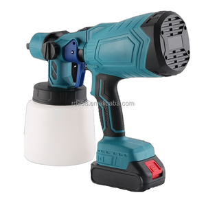 Pistola de Pintura Eléctrica sin Aire de Gran Capacidad, 21V, Industrial y Doméstica, a Batería, para Pintar con Látex - Product Image 5