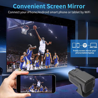 Proyector Inteligente Portátil para Juegos HY320 con Más de 20000 Juegos, Descarga de Aplicaciones, Wifi Inalámbrico, Cine en Casa, Mini Proyector Portátil HY320