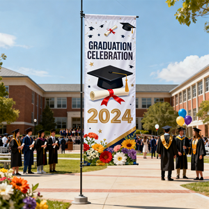 מותאם אישית מודפס עמיד למים ויניל סיום באנר עבור חגיגה קישוט קישוט דיגיטלי נייד באנרים מודפסים - Product Image 2