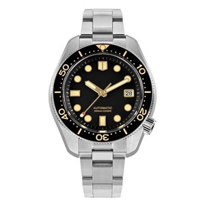 Reloj de Pulsera Automático Mecánico de Zafiro con Logotipo Personalizado Vintage, Bisel de Cerámica, Revestimiento Superluminoso, para Hombre, 30 ATM - Product Image 1