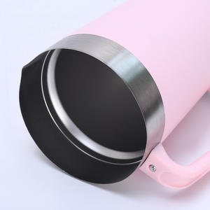 Venta al por mayor de gran capacidad de América del Sur Yerba Mate Cup 64oz Vaso con asa Jarra de cerveza portátil al aire libre Brasil Juego de 2 piezas - Product Image 6