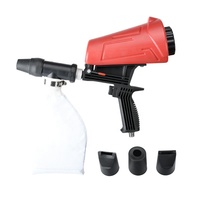 AEROPRO V641 Outils pneumatiques portables Pistolet de sablage à alimentation par gravité Pistolet à sable pneumatique Sableuse pneumatique