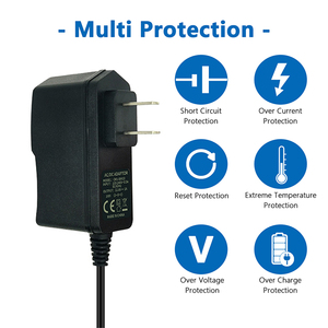 Adaptador de Corriente Universal de Pared 5V 6V 8.4V 9V <span class=keywords><strong>12V</strong></span> 12.6V 13.5V 24V 0.5A 1A 1.5A 2A AC DC, Fuente de Alimentación con Salida de 9W 12W 12.6W - Product Image 5