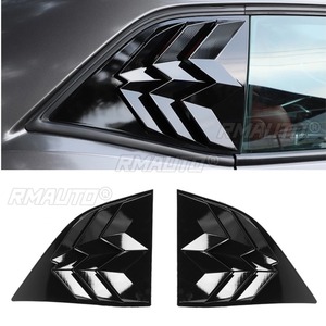 Car Rear Triangle <b>Window</b> Shark Cheek Trim for Dodge Challenger 2010 Rear Side <b>Vent</b> <b>Window</b> Trim Cover Car Accessories - Product Image 1