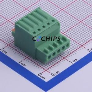 KF2EDGKD-2.5-5P Plug-in Terminal Block P=2.5mm Connector ( Connector Type: Plug )( Construction: 1x5P )( Pitch: 2.5mm ) - Product Image 1