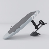 Planche de surf électrique en fibre de carbone intégrale, ensemble de planche à foil, planche à roulettes aquatique motorisée, wakeboard avec surface antidérapante