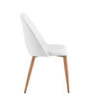 Silla de comedor individual moderna, cristal acrílico, vidrio orgánico, tela para el hogar, asiento individual de refrigeración de retazos, silla de comedor reactiva