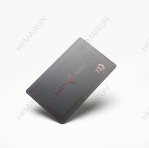 Tarjeta de Visita Feng Shui de Aluminio con Baño de Oro Rosa y Cobre, Diseño de Última Generación - Product Image 1
