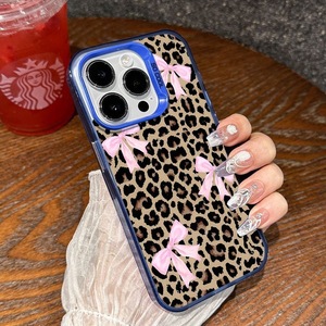 Nouvelle Coque de Protection pour Téléphone en PC, Motif Léopard et Nœud, Antichoc, pour iPhone 17, 16, 15 Pro Max, 17 Air, 11 - Product Image 6