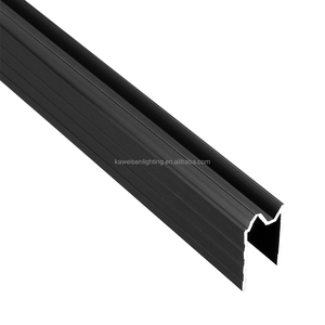 Extrusions hybrides en aluminium à revêtement noir, boîtier de route de style M, extrusion d'angle de cadre en aluminium à rainure de 12mm - Product Image 1