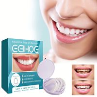 EELHOE Nouvelle offre spéciale Prothèses dentaires Dents cosmétiques Dents artificielles réutilisables Sourire temporaire Supérieur et sous les fausses dents