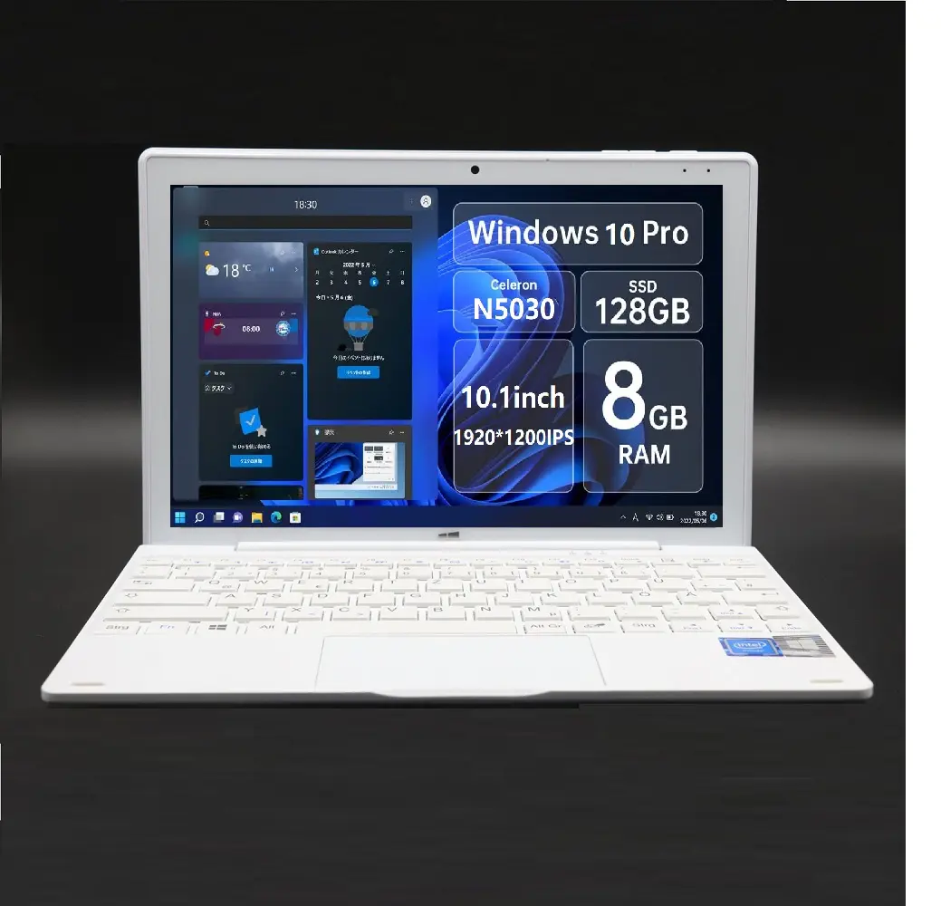 2 in1コンバーチブルラップトップ8 GBRAM 128GB SSD Intel N5030 WIN 10 Education Pro 2 in 1 pcタブレット (キーボードスタイラス付き) 2in1ラップトップ