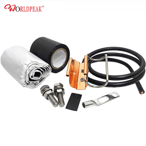 標準接地キットセット 7-8インチ 波形ケーブル スプリングタイプ 1/4インチ 1-5/8インチ 1/2インチ フィーダーケーブル 接地カードクリップオン - Product Image 5