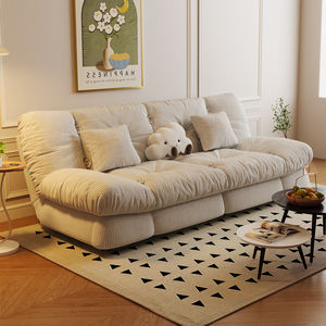 Sofá Cama Nube de Doble Uso, Diseño Moderno Ultrasuave para Apartamentos Pequeños y Alquileres, Tapicería de Tela Duradera Plegable Integrada - Product Image 6