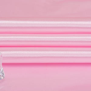 Atacado 93% Poliéster 7% Spandex <span class=keywords><strong>Satin</strong></span> Tecido Stretch Roll Têxtil Brilhante para o Forro de Casamento Vestido de Festa das Meninas para Vestuário - Product Image 3