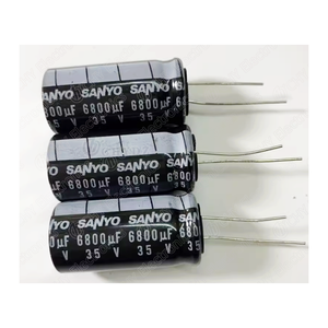 Condensateur électrolytique filtrant SANYO 6800uf 35v S.E.93FY diamètre 18*35mm condensateur 6800uf 35v - Product Image 1