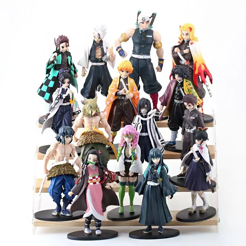 Demon Slayer Action Figures - 16 Models of Kimetsu No Yaiba