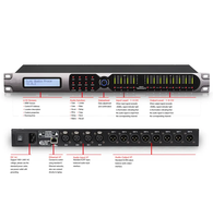 Sistema de sonido de escenario profesional Pro Audio procesador de altavoces de matriz lineal potente pasivo