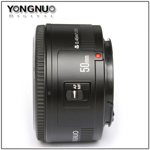 Objectif de mise au point automatique à grande ouverture Yongnuo YN50MM AF/MF de haute qualité pour appareil photo <span class=keywords><strong>canon</strong></span> EOS 60D 70D 5D2 appareil photo reflex numérique - Product Image 2