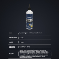 Huile de silicone anti-corrosion à usage multiple de haute pureté en gros d'usine 300ml d'huile fluide de silicone