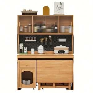 Aparador de madera de diseño moderno con 2 cajones, precio de fábrica, armario de almacenamiento para sala de estar - Product Image 1