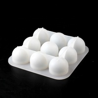 Moldes de Silicona Personalizados B0271 en Forma de Bola 3D para Decoración de Pasteles, Chocolate y Jabón