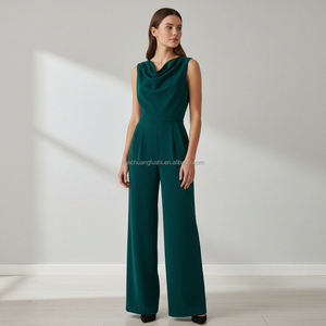 Combinaison personnalisée pour femme à col bénitier avec ceinture à nouer – Tenue de soirée élégante pour femme - Product Image 6