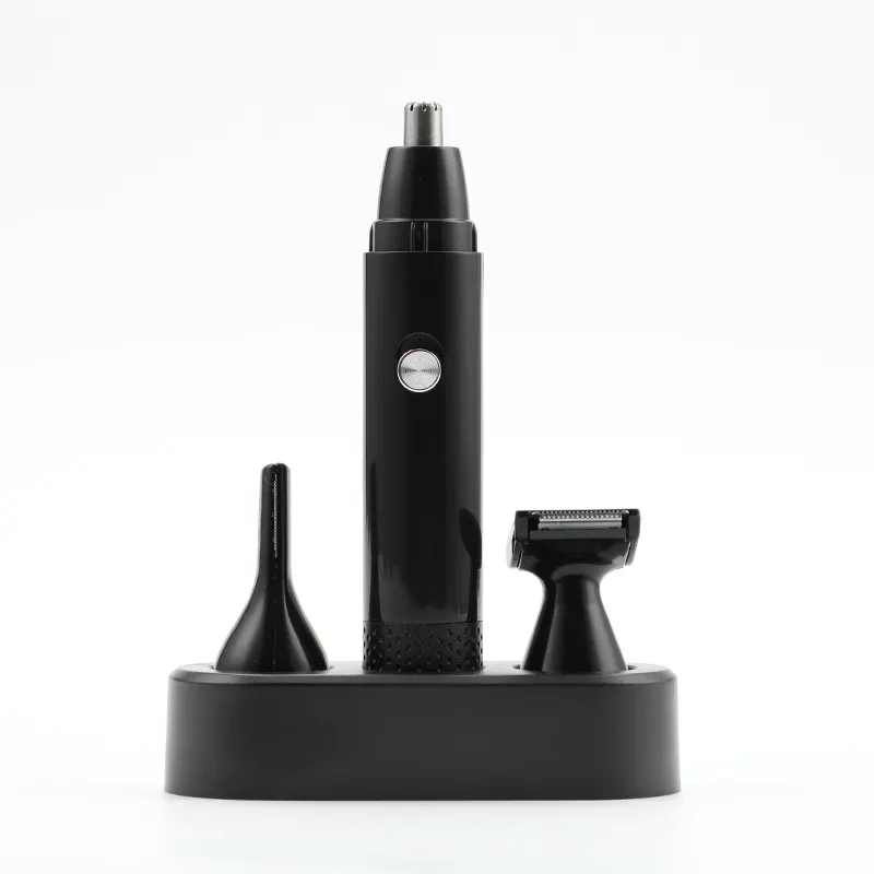 3 Em 1 indolor Battery-Operated Nariz aparador de cabelo preto para homens grooming kit nariz aparador de pêlos