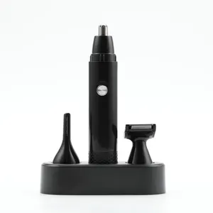 3 In 1 Painless Battery-Operated Nose hair trimmer Black Hair For Men grooming kit nose hair trimmer