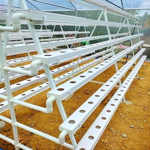 Landwirtschaft liches Gewächshaus Komplettes NFT-Kanal-Hydroponik-Anbaukit Hydro po nische PVC-Kanäle in Lebensmittel qualität - Product Image 5