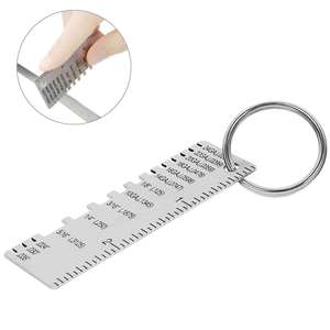 Regla Medidora de Espesor de Acero de Grado Industrial con Anillo para Llaves para Mediciones de Precisión - Product Image 6