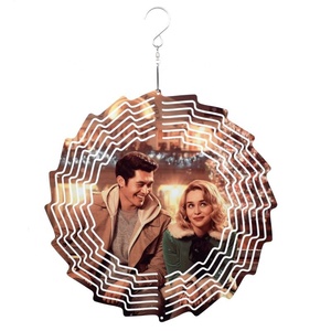 Qualisub 8Inch 10Inch Hình Dạng Khác Nhau Nhôm Gió Chimes Gió Spinner Thăng Hoa Gió Spinners Khoảng Trống Cho Tùy Chỉnh In Ấn - Product Image 2