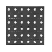 Arandela estroboscópica de haz RGB a todo color DMX512 fondo de escenario DJ club nocturno luces de boda Led dot Blinder pixel Matrix Light