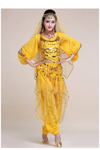 Robe de danse du ventre perlée à la main Costumes de danse du ventre professionnels égyptiens robes tissu indien 1 pièce pour filles adultes - Product Image 3