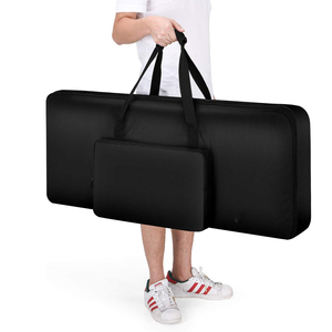 Estuche para Teclado de 61 Teclas, en Oferta, de Nailon Oxford 600D Negro con Acolchado de Espuma de 10 mm, Bolsa para Teclado Eléctrico, Bolsa para Piano - Product Image 3