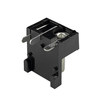 Prise d'alimentation CC DC-004, 3 broches, traversante, femelle, 5,5x2,1 mm, 5,5x2,5 mm, connecteur de charge CC pour montage sur circuit imprimé