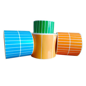 Rollo de Etiquetas Autoadhesivas Resistente al Agua, Papel Fuerte Adhesivo de Código de Barras, Papel Sintético PP Resistente al Desgarro para Comida, Chocolate Industrial - Product Image 5