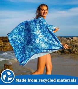 Hot Sale Logo Printed Super Absorbent Dry Fast Soft Lightweight Perfect Microfiber Fitness Custom Beach Towel - Product Image 2