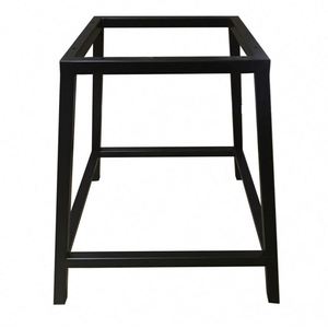 Modern Metal Bar <b>Stools</b> Frame Black Stackable Indoor Outdoor Living Room <b>Dining</b> Chair - Product Image 2