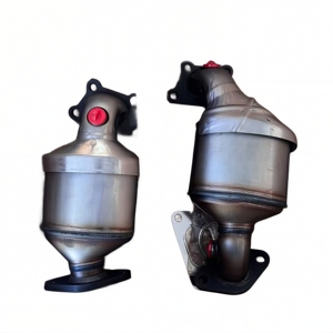 Compatible con el modelo Buick GL8 3.0L 2017 - 2019, estándar Euro V, convertidor catalítico de tres vías de acero montado frontalmente. - Product Image 6