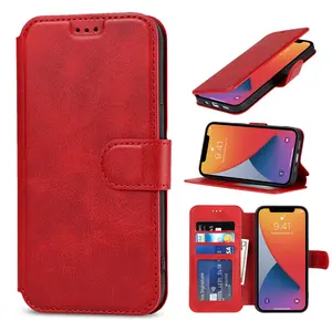For iPhone 8 Case Leather Silicone Flip Cover Phone Case For Apple iPhone 8 Case For iPhone 7 Plus Wallet Cover Stand Card Slot